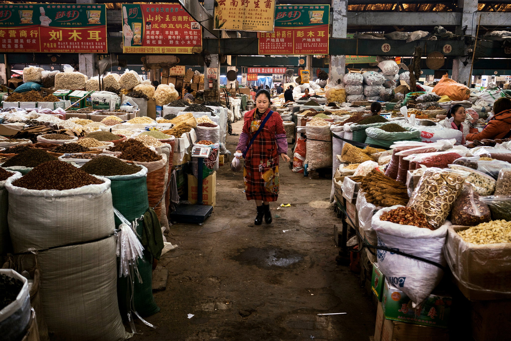 Sichuan spice market
